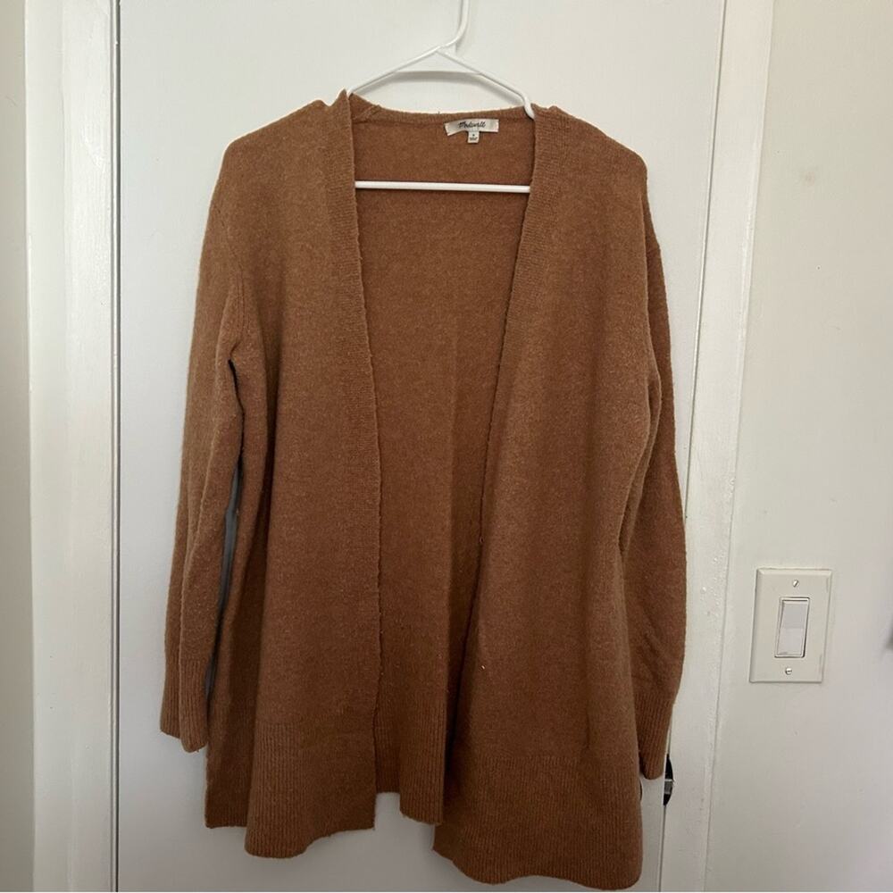 Madewell Brown Open-Front Cardigan- women’s size small